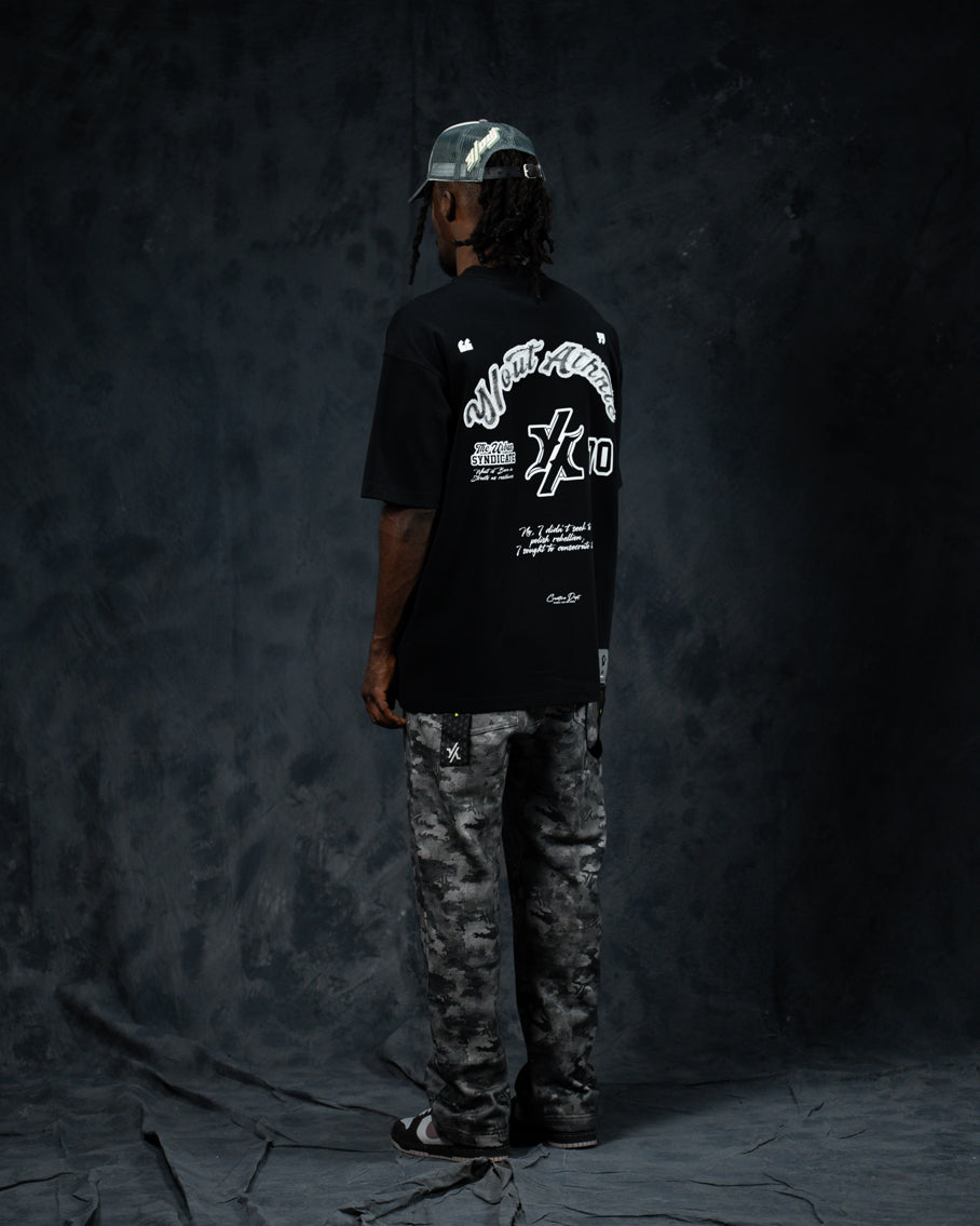CAMO LETTERS REGULAR T-SHIRT-3