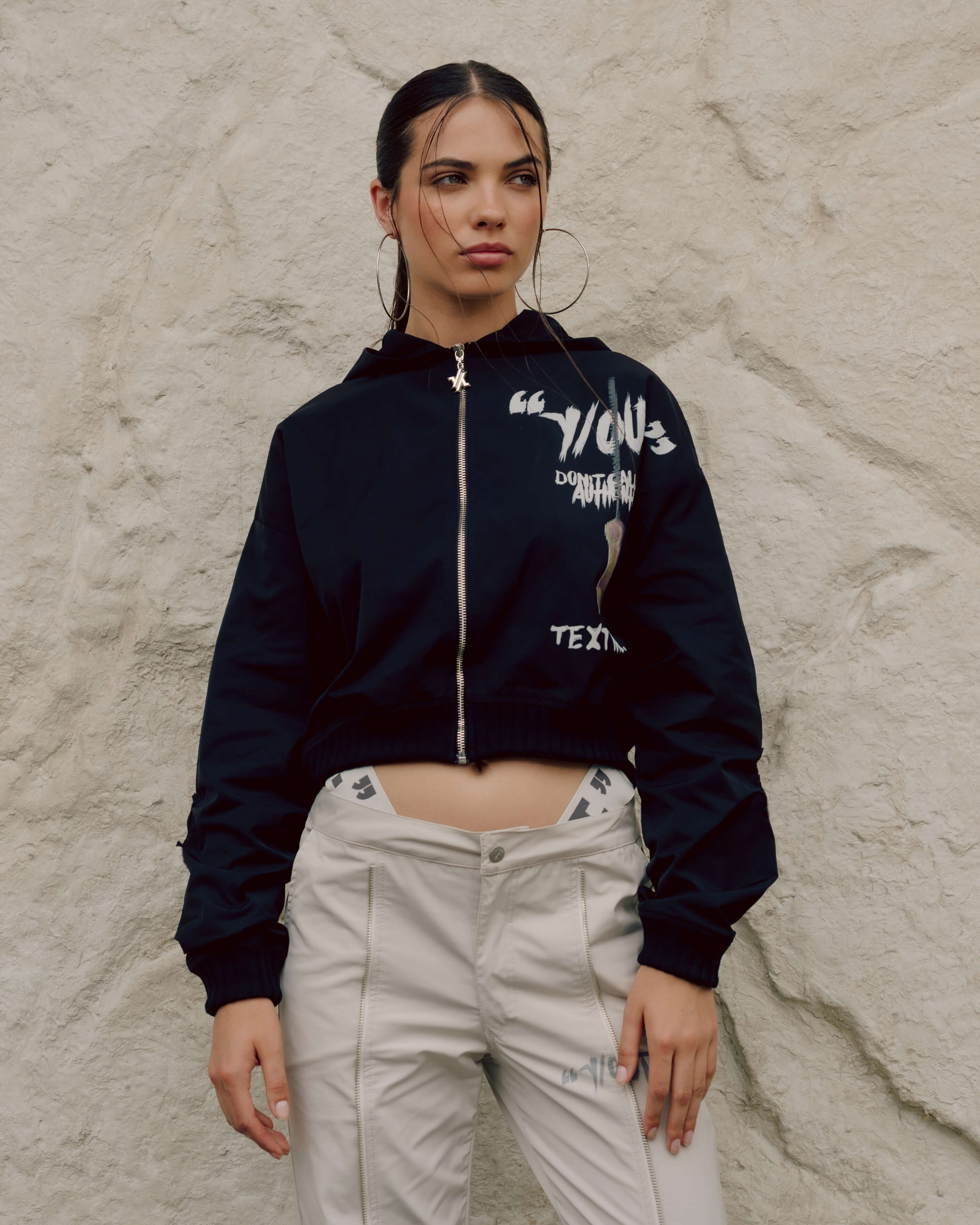 HASHTAG BOMBER JACKET