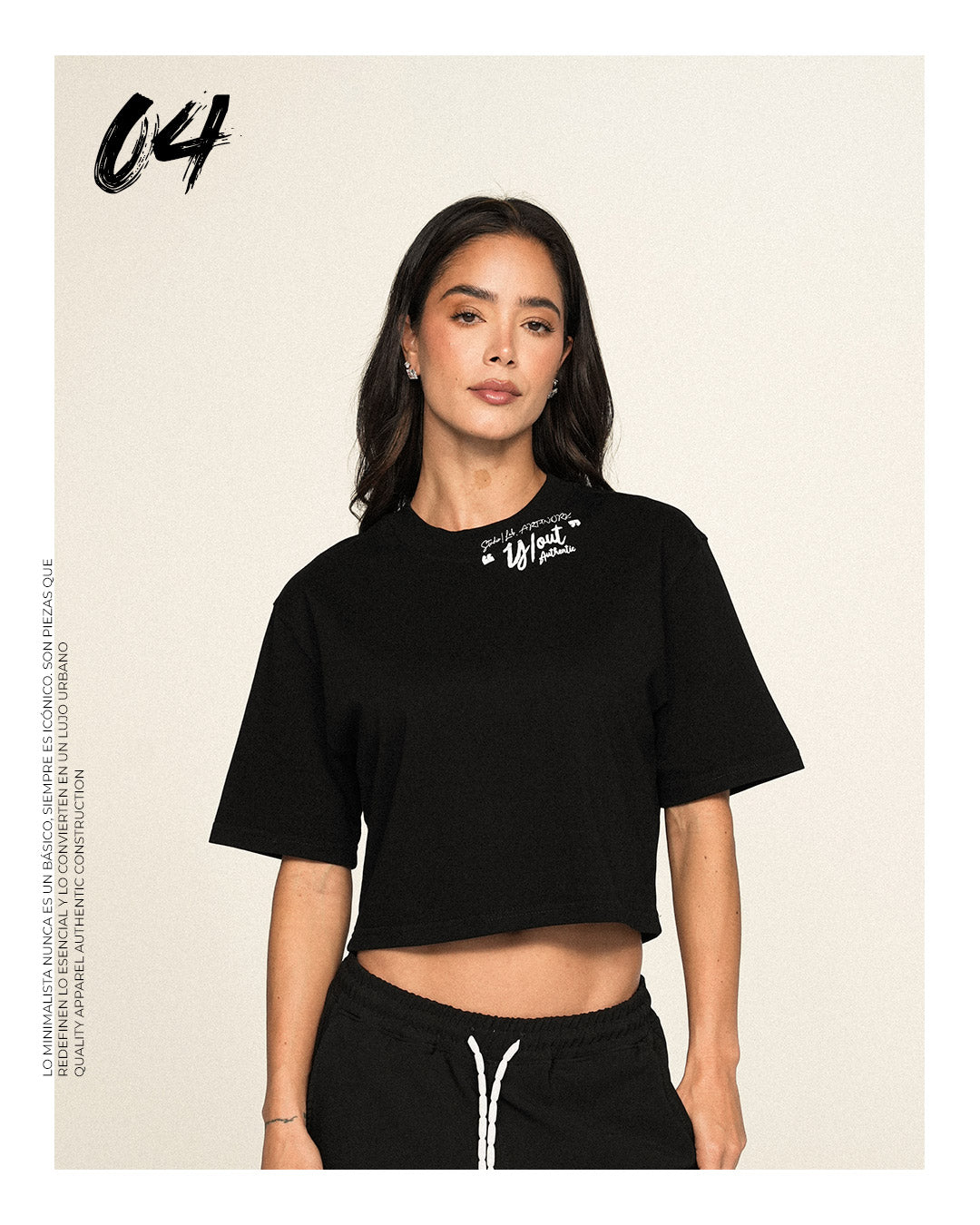 TAPE CHEST CROP TOP