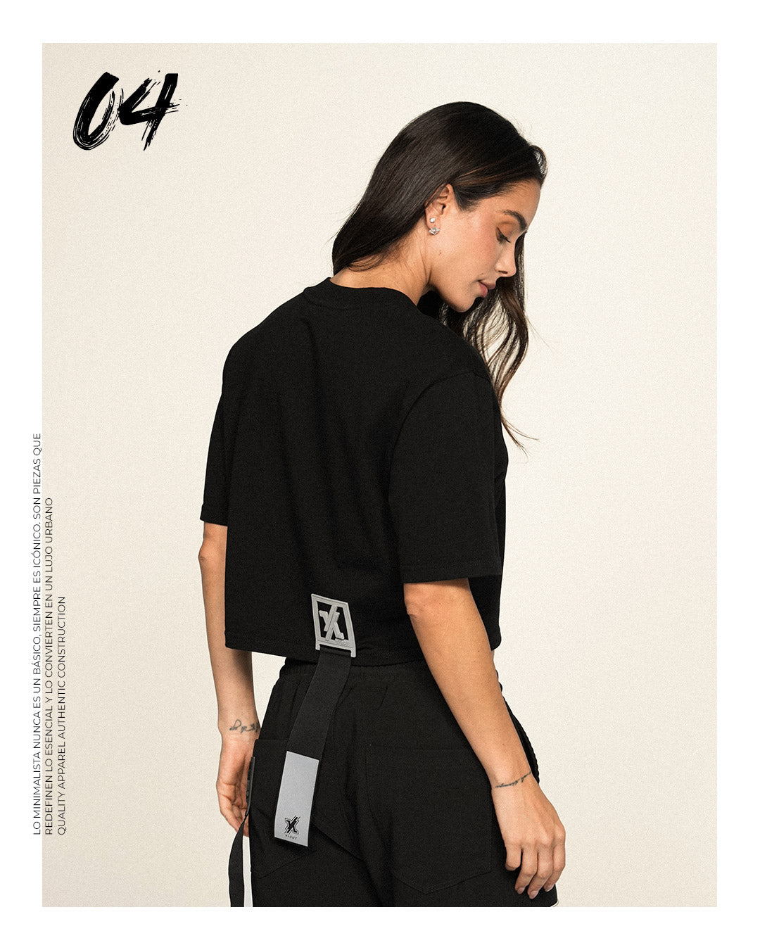 TAPE CHEST CROP TOP