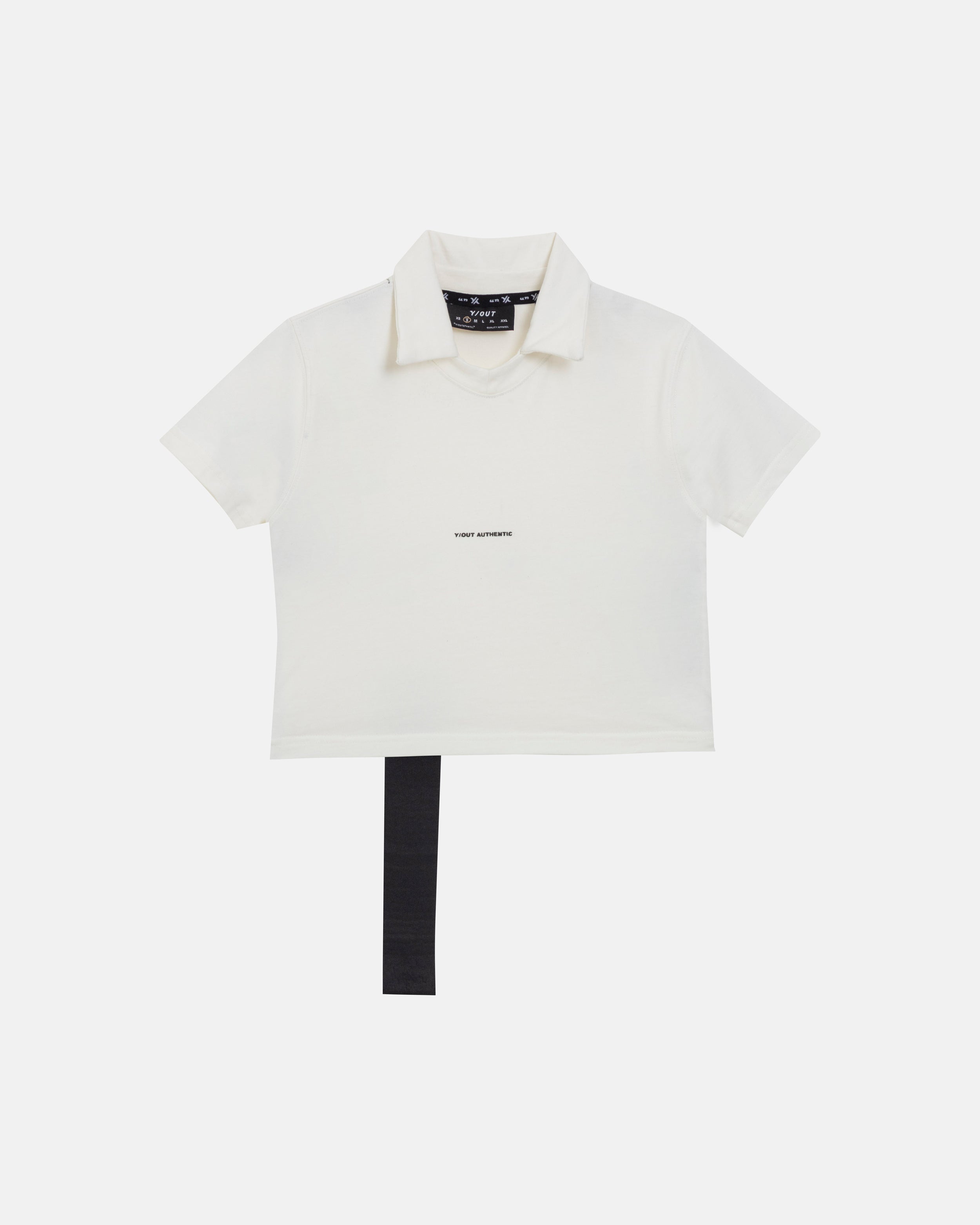 MIXED NECK POLO IVORY